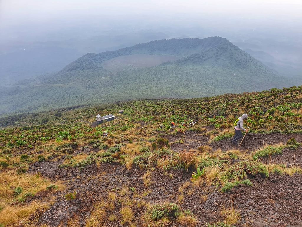 Nyiragongo Volcano Trek Virunga DRC climbing