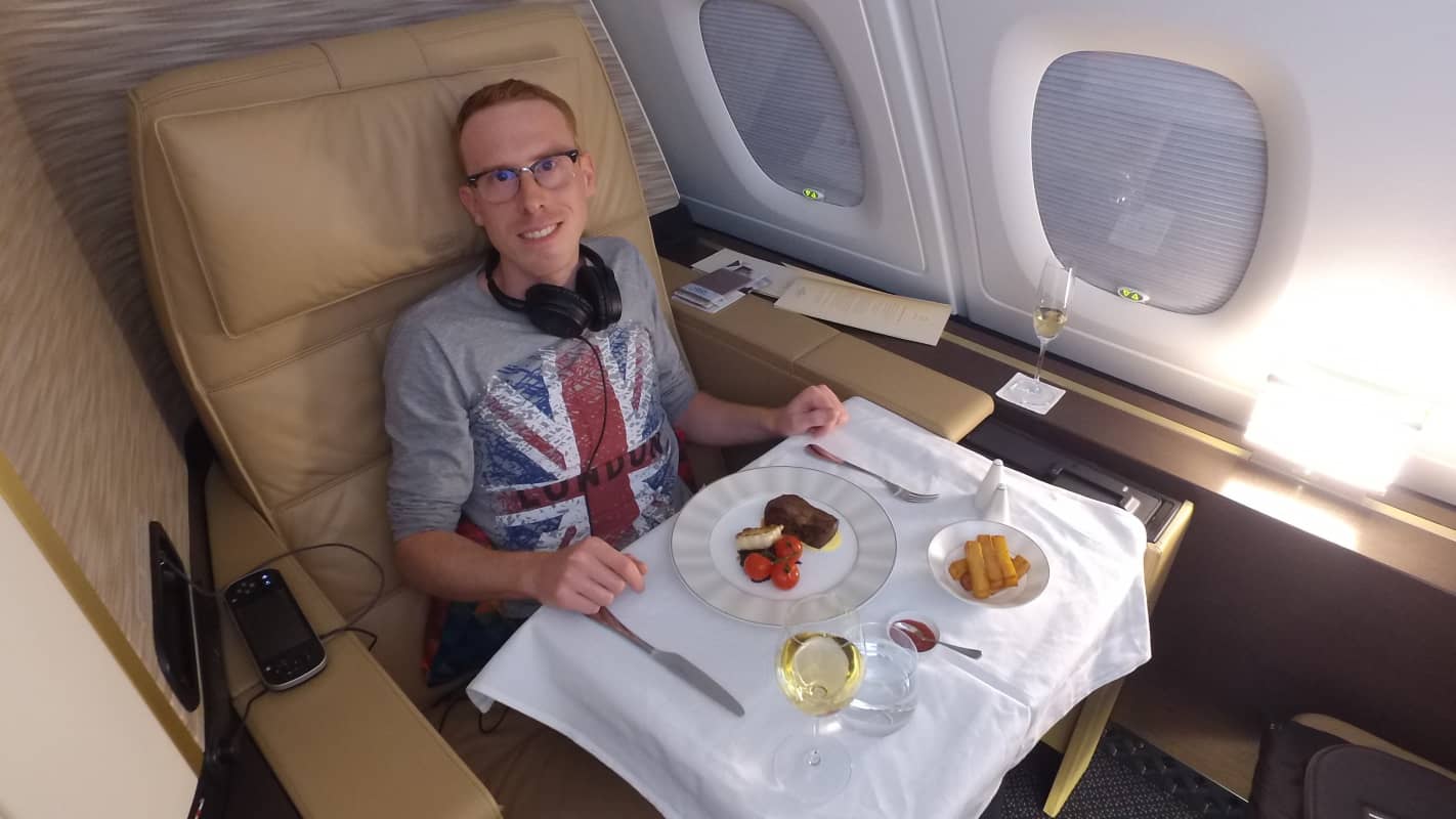 Etihad First Class Apartment Waguy Beef