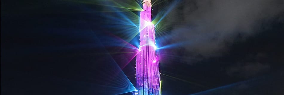 Laser Show Burj Khalifa Dubai best spot to watch