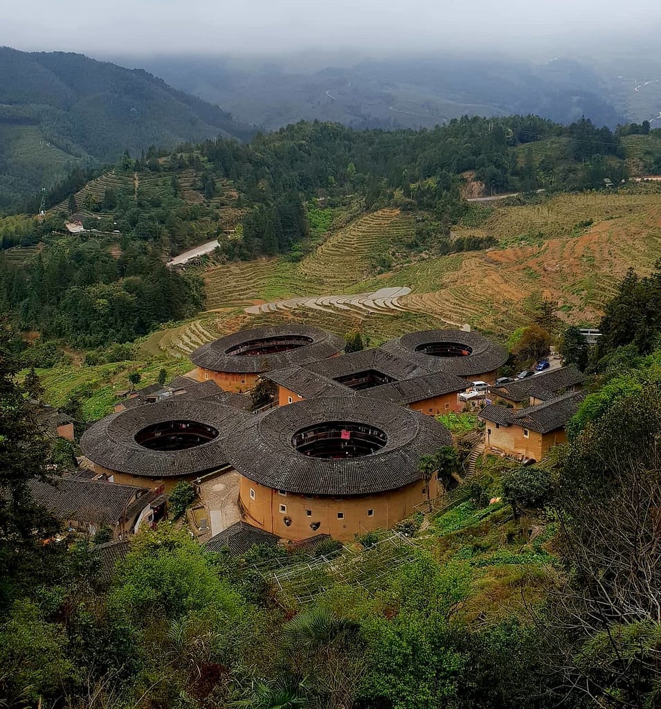 Yongding Hakka Tulou from above