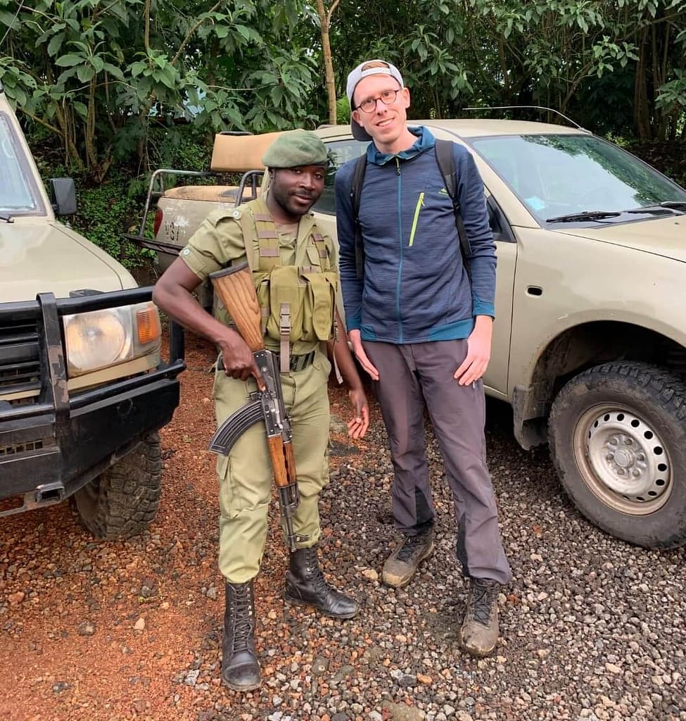 Nyiragongo Volcano Trek Virunga DRC armed ranger(1)